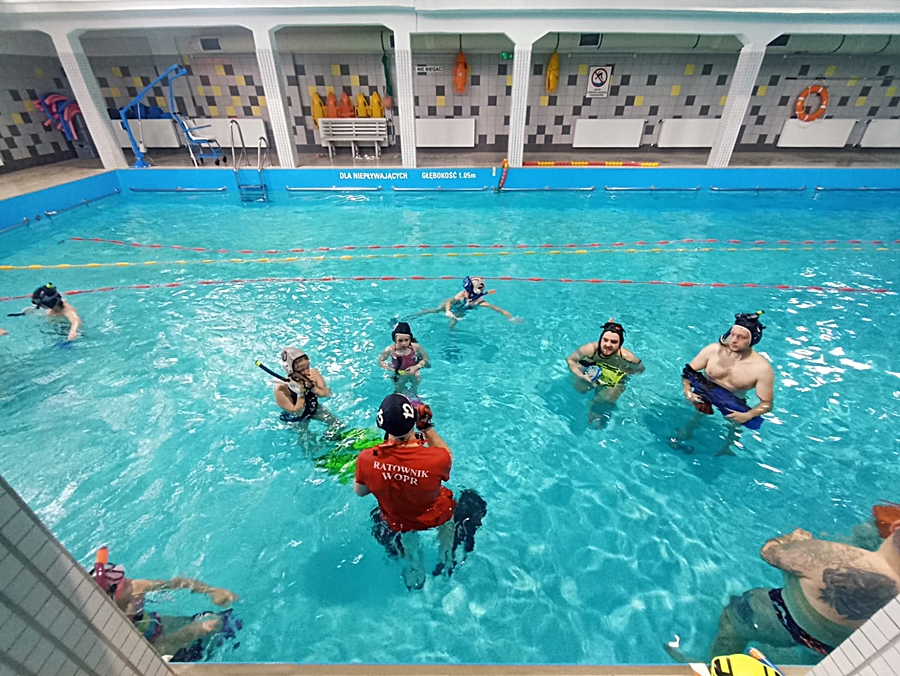 Hokej pod wodą Walenie Siemianowice Śląskie 20 V 2023. Koniec Walenia czyli Amatorska Liga Hokeja Pod Wodą